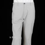 威可多男装 专柜正品 13春秋浅色棉+纤维直筒休闲裤 男士 2650