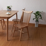简约现代全实木餐椅橡木餐桌椅子组合原木电脑椅家用餐厅家具特价