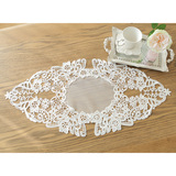 韩国代购 欧式茶几桌旗 装饰桌布 蕾丝复古桌旗 美式白色桌垫