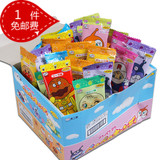 日本进口零食不二家面包超人水果棒棒糖果宝宝护齿整盒25支包邮