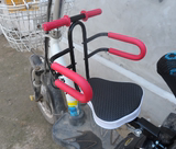 hs电动车儿童前置座椅新款踏板车宝宝安全座椅全包围可调节