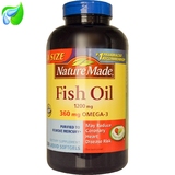 美国原装Nature Made Fish Oil 1200 mg 鱼油胶囊300粒