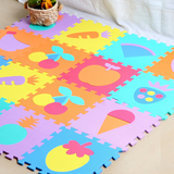可爱卡通水果交通动物拼图地垫 EVA智力拼图垫子 儿童防滑泡沫垫