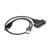 双USB易驱线 SATA转USB 硬盘数据线 2.5寸笔记本串口移动硬盘7+15