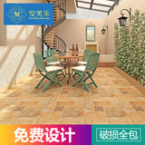 安美乐 客厅仿古砖600X600餐厅地板砖阳台地砖美式田园文化石瓷砖