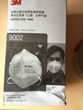 防尘口罩3M9002 加厚防煤矿打磨 木工防雾霾防尘折叠式头戴口罩