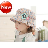 儿童帽子女春秋女童遮阳帽夏季盆帽1-4岁公主帽婴幼儿帽女宝宝帽