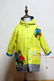 幼儿园礼物 美国大牌出口韩国原单儿童汽车雨衣高品质男童雨披