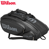 Wilson TOUR V 9PACK BK 9支装网球包网球拍包黑色蓝色