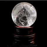 正品纯天然白水晶球摆件 精选纯天然水晶球 天然原石打磨可鉴定