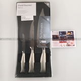 [德国代购]WMF福腾宝厨房刀具3件套不锈钢中片刀多用刀1894939992