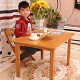 楠竹书桌儿童学习桌竹子简易餐桌小户型吃饭桌实木牌桌茶几炕桌