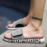 2016夏季新款厚底增高潮拖鞋男士韩版防滑个性一字拖英伦沙滩鞋子