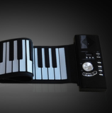 eMIDI高家用手卷钢琴88键加厚专业版折叠便携式电子软钢琴