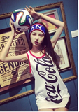 韩版夏季女bf球衣工字吊带打底背心篮球衣无袖运动服学生宽松外穿