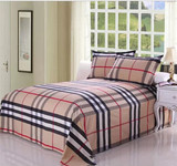 高档大气巴宝莉2.4米宽100%纯棉帆布床单窗帘沙发套系列居家面料