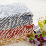 针织毛线毯子粗毛线盖毯装饰毯办公室毯编织沙发毯加厚单人午睡毯