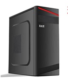 大水牛办公电脑游戏机箱USB3.0全黑化金属台式主机外壳特价促销