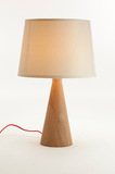 北欧宜家高档软装灯具个性创意木质台灯客厅卧室原木客房床头台灯