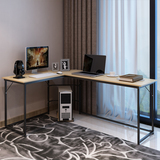 秋燕电脑桌 台式家用办公桌书桌书柜现代简约简易钢木 转角电脑桌