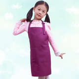 韩版5-7岁儿童画画围裙 88004可爱小孩绘画围裙 挂脖罩衣定做logo