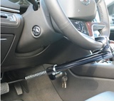 正品安邦汽车方向盘锁 汽车离合器锁 三段式锁刹车锁油门锁通用