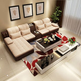 伊布尔客厅成套家具沙发电视柜茶几组合现代简约布艺沙发组合套装