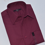 s-g2000衬衫正品新到 酒红色 时尚绅士 商务修身免烫正装短袖衬衣