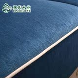 林氏木业中国风刺绣现代布艺沙发组合可拆洗小户型客厅布沙发978*