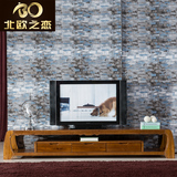 北欧之恋新现代中式全纯实木电视柜中小户型客厅白蜡木家具地柜