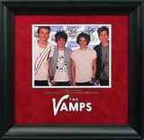 美国代购 亲笔签名The Vamps乐队全员签名卡 照片 纪念品 收藏品