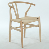 Y椅 实木椅子 ychair 藤椅时尚背叉骨设计师椅 扶手北欧简约餐椅