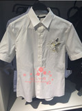 B1CC62404【现货特价】太平鸟男装 专柜正品 2016夏款 短袖衬衫