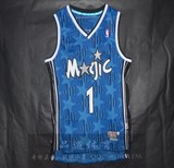 美国代购专柜正品代购篮球服魔术队1号麦迪球衣T-Mac麦蒂暗星蓝色