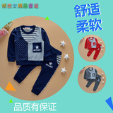 童装男童春装套装儿童卫衣两件套0-1-2-3-4岁女童宝宝休闲运动服
