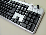 【qq飞车专用】韩版三星qsenn酷讯swt1200双旋钮调速键盘 PS2接口