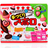日本进口零食 明治Meiji Apollo太空船草莓DIY自制巧克力糖果30g