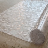 保护桌面玫瑰花软性玻璃水晶板防水桌布花朵水晶板防水印水晶板