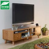北欧全实木橡木电视柜1.5米简约现代电视机柜地柜小户型客厅家具