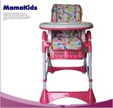 外贸出口儿童餐椅便携式多功能五点式安全扣可折叠宝宝餐椅吃饭椅