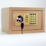 特价20cm双锁家用小型保险箱办公入墙电子密码保险柜床头柜
