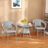 子茶几三件套藤椅 户外家具休闲椅 阳台桌椅组合五件套特价 藤椅
