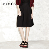 MO&Co.半裙伞裙蛋糕布休闲百搭结构荷叶边半身裙MA153SKT09 moco