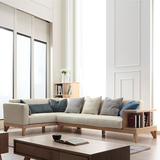 韩式布艺沙发小户型组合 创意新北欧日式宜家简约布沙发可拆洗