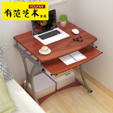 70cm现代钢木台式机电脑桌简约学习书桌子家用简易创意迷你经济型