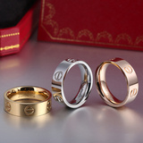[转卖]香港代购卡地亚戒指18K玫瑰金love婚戒指环男女情