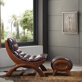 罗兰之恋 YM全实木卧室家具 躺椅沙发椅休闲椅 现代中式家具