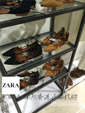 香港专柜正品代购ZARA春夏新款罗马风交叉绑带女单鞋凉鞋2414/101