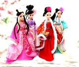 古装芭比公主洋娃娃四季仙子七仙女时尚 3D真眼儿童生日礼物玩具