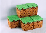 沙盒游戏Minecraft我的世界MC周边炸弹草坪方块抱枕 大号公仔毛绒